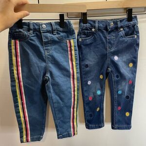 Toughskins Strchy Skinny Jeans 2 Pairs 24 Months